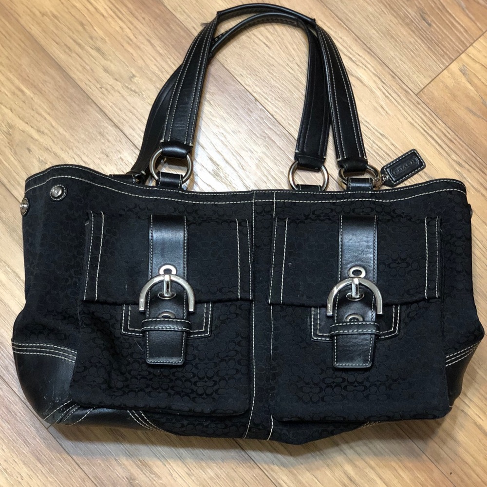 Black Coach Satchel